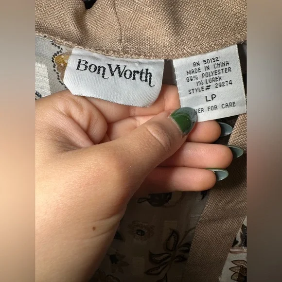 Bonworth Floral Print Semi Sheer Open Front Kimono - Picture 6 of 6